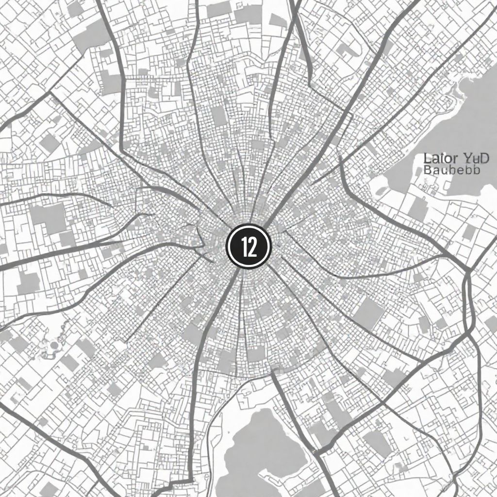 Map showing our location